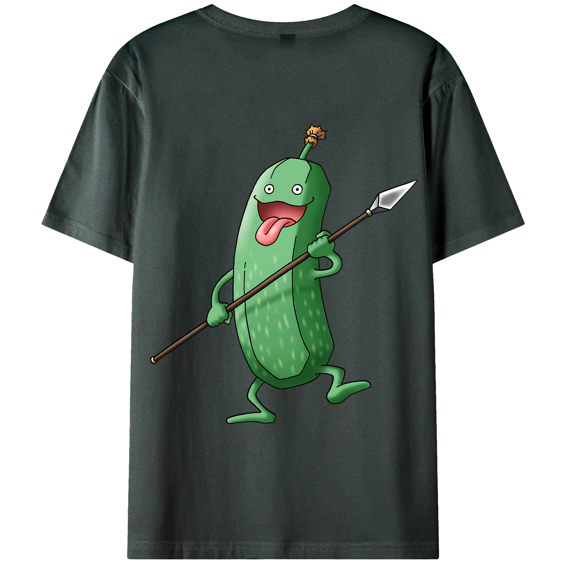 （画像用） ドラゴンクエスト Doragon Kuesuto Dragon Quest 綿100％ メンズ半袖Tシャツ（バックプリント） 通気性